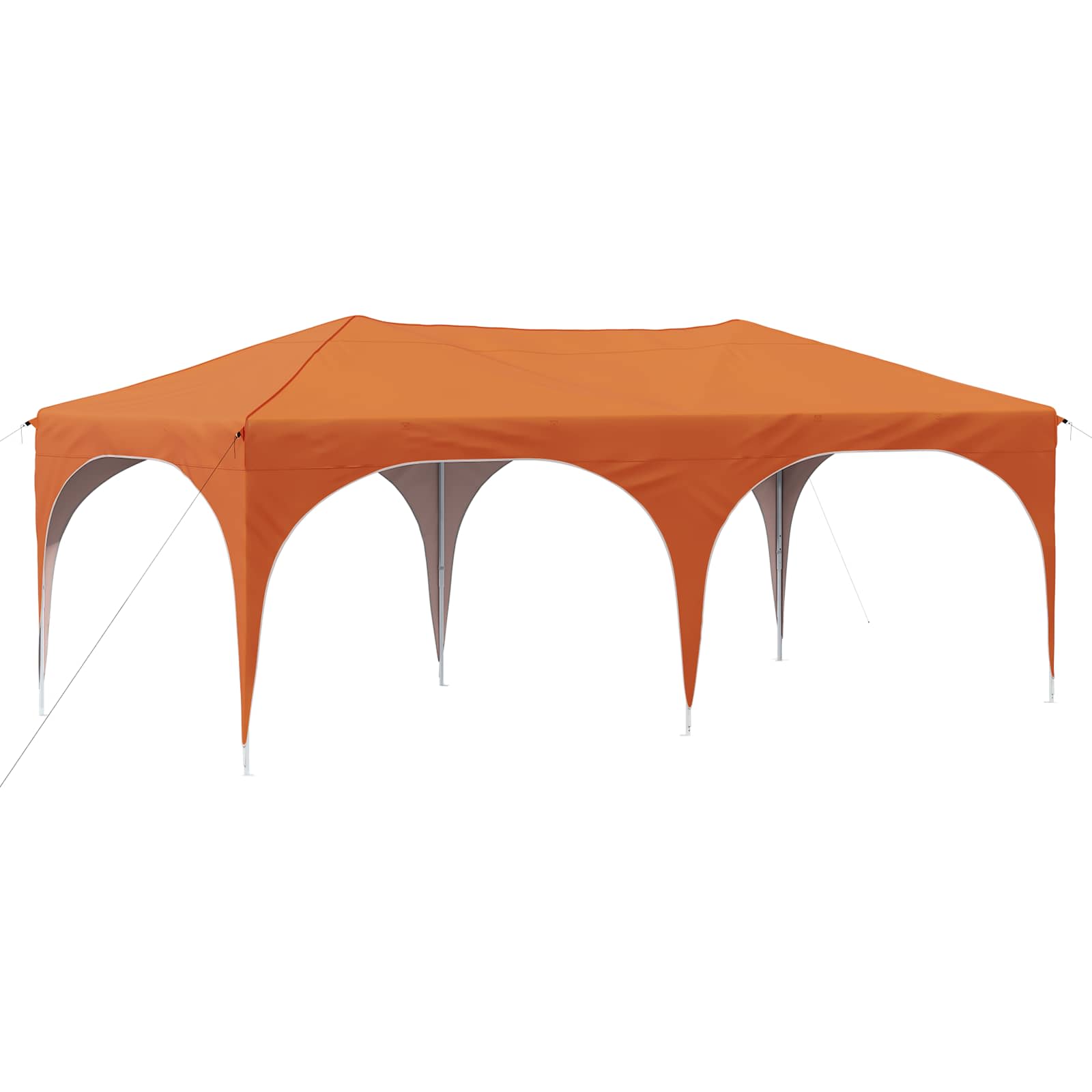 Pop-up Partyzelt 575 x 288 x 245 cm Creme Oxford-Stoff