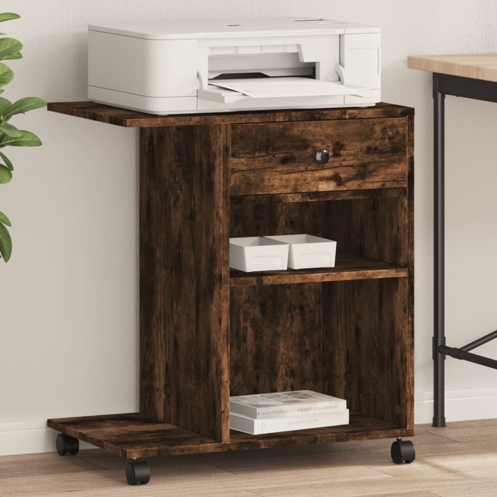 Druckerständer Uni Altholz 60 x 40 x 68.5 cm Holzwerkstoff