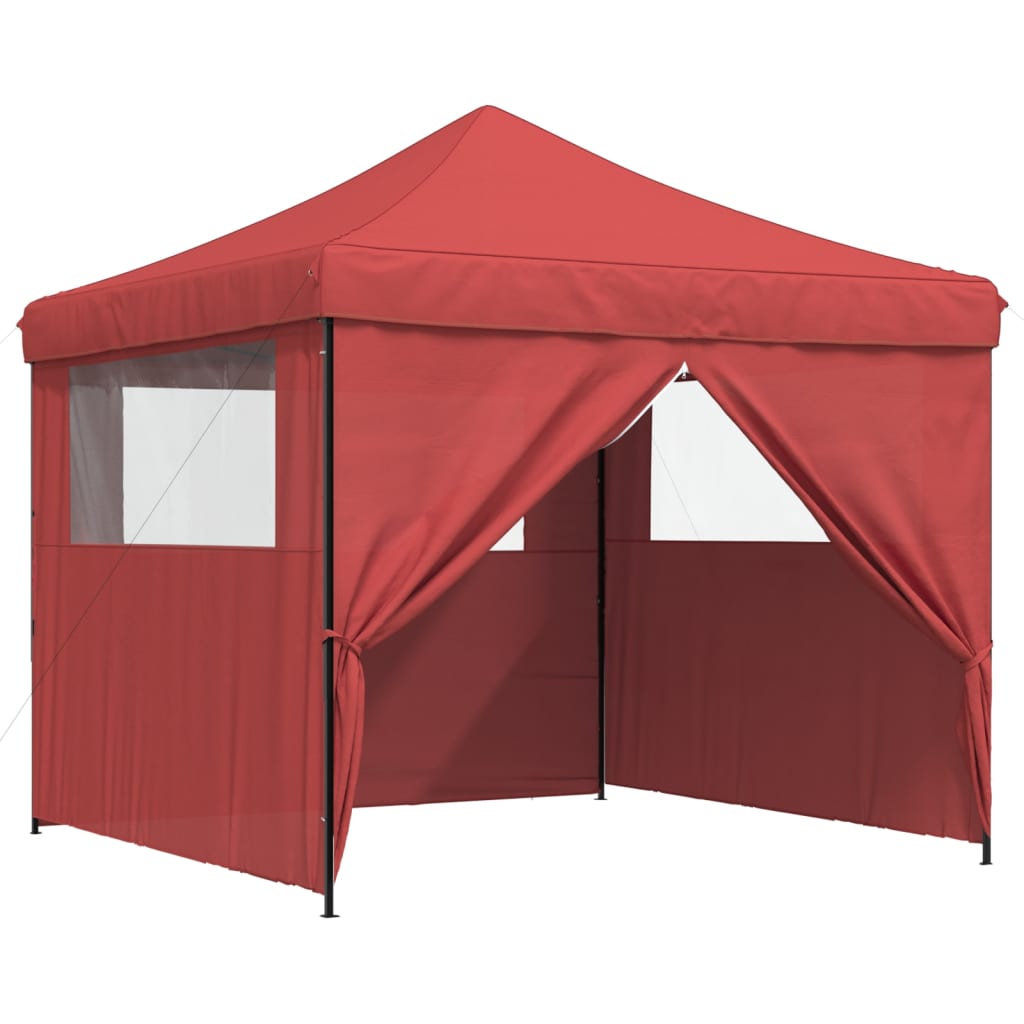 Partyzelt Faltbar Pop-Up Schwarz 292x292x315 cm