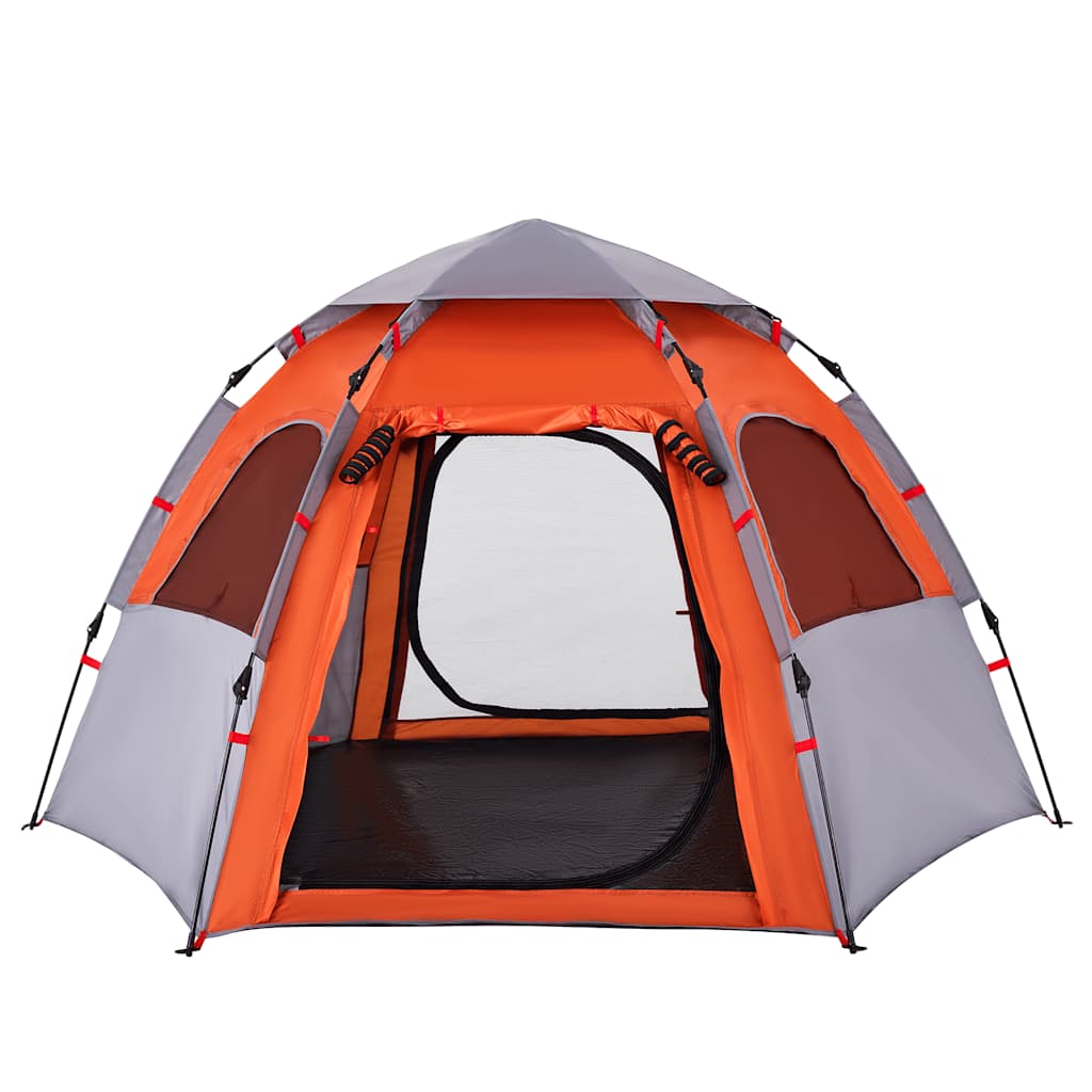 Campingzelt 4 Personen Grün Quick Release