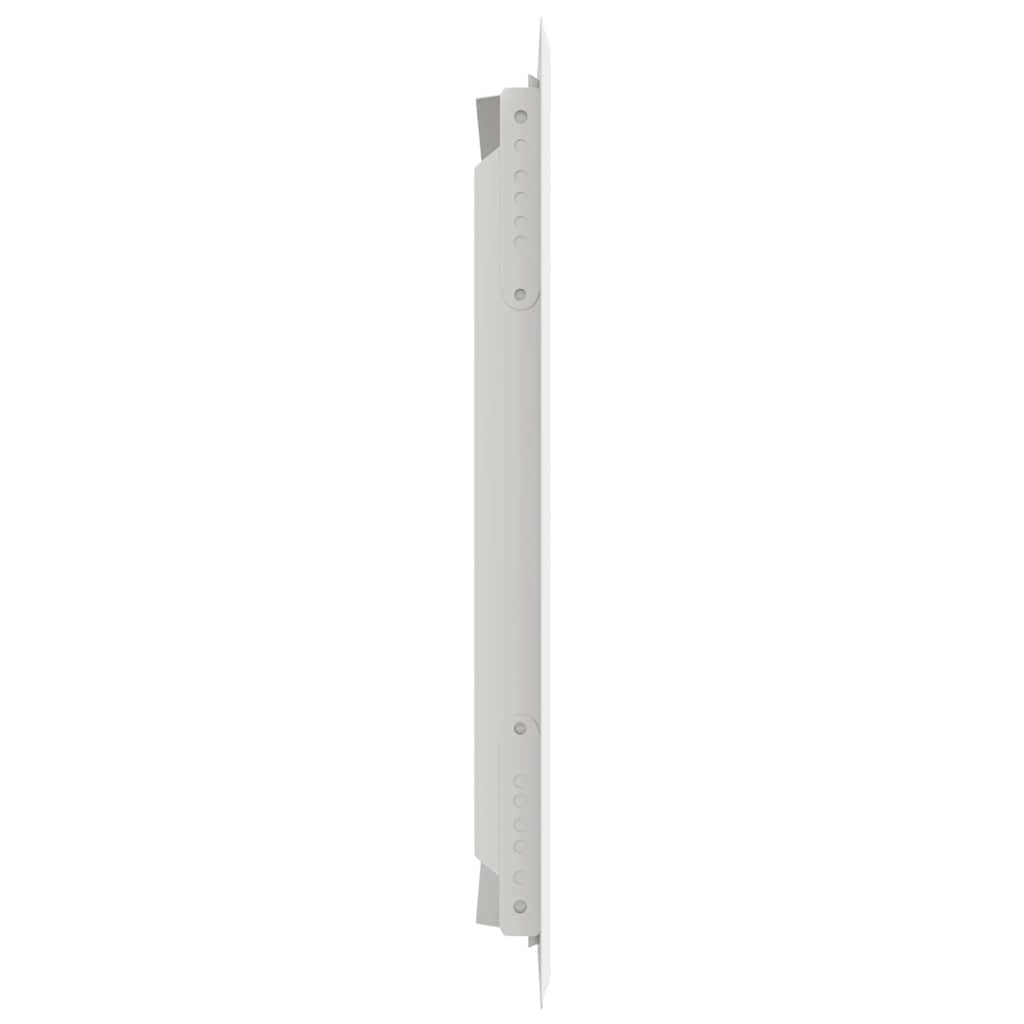 Zugangsklappe 2 pcs Weiß 23 x 23 x 3 cm Stahl