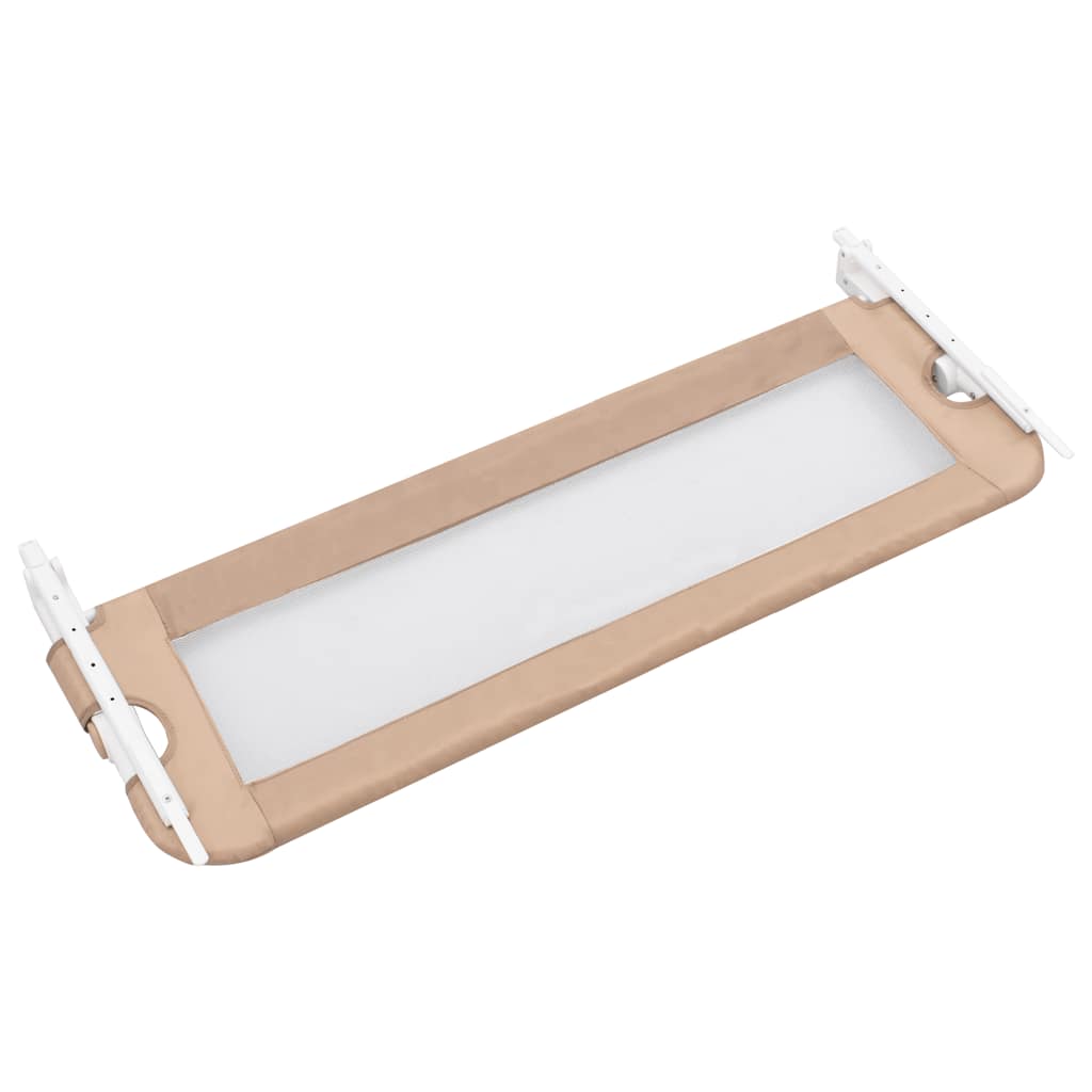 Kleinkind-Bettschutzgitter Taupe 102x42 cm Polyester