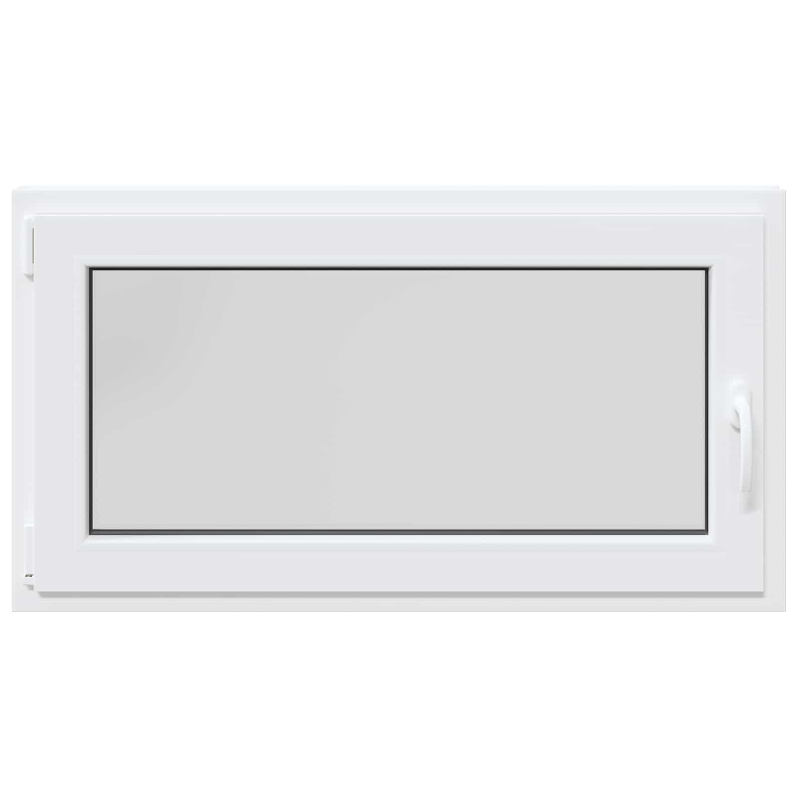 Kellerfenster RISOR 50 x 50 cm PVC und Glas Weiß