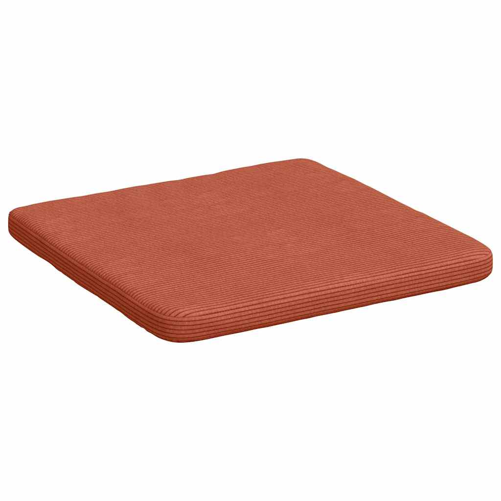 Sitzkissen 4 pcs Hellgrau 40 x 40 x 3 cm Cordstoff