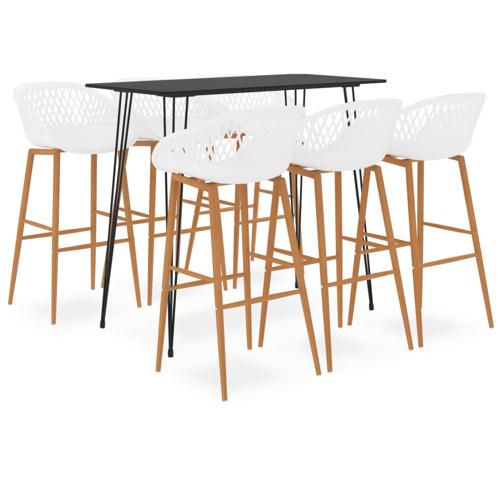 7-tlg. Bar-Set Schwarz