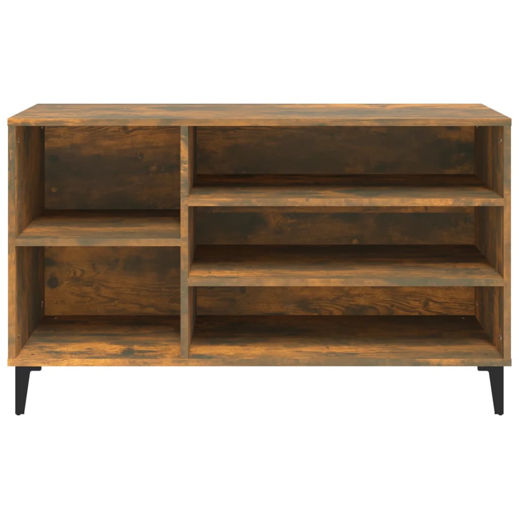 Schuhregal Weiß 102x36x60 cm Holzwerkstoff