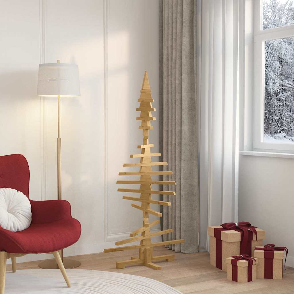 Weihnachtsbaum Holz zum Schmücken 60 cm Massivholz Kiefer