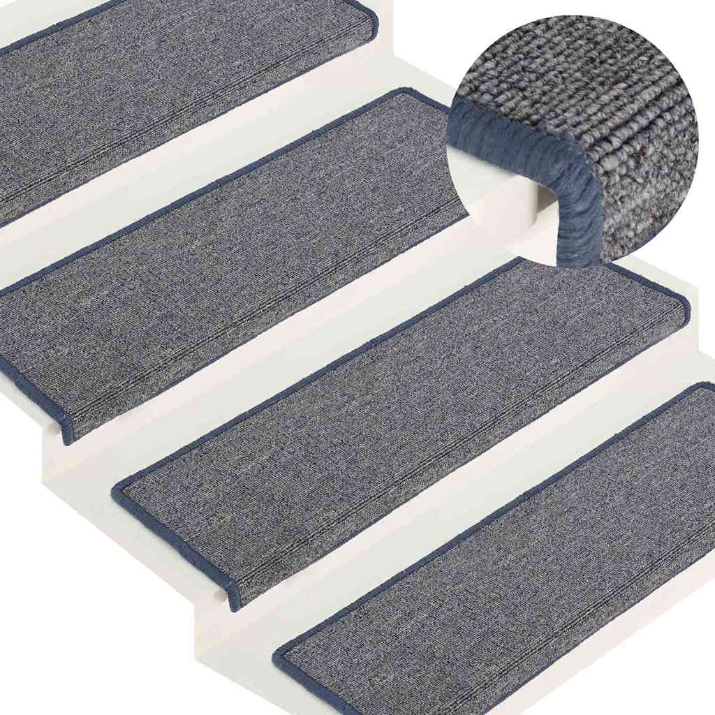 Stufenmatten 15 Stk. 65x21x4 cm Anthrazit Rechteckiger Rand