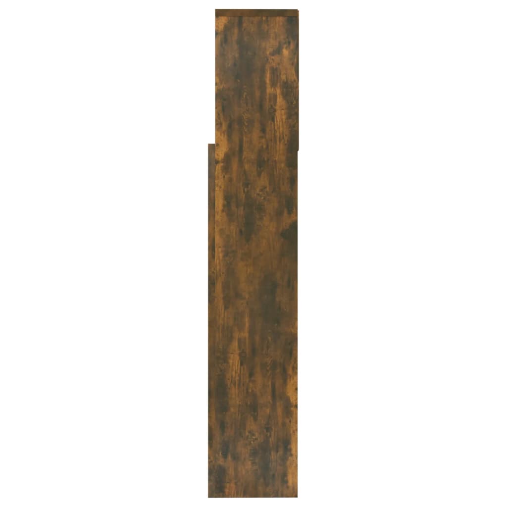 Bett-Kopfteil mit Ablagen Weiß 100x19x103,5 cm