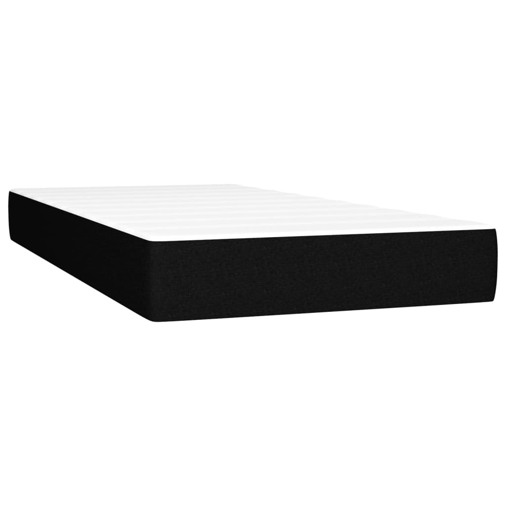 Taschenfederkernmatratze Mittel Hellgrau 80x200x20 cm Stoff