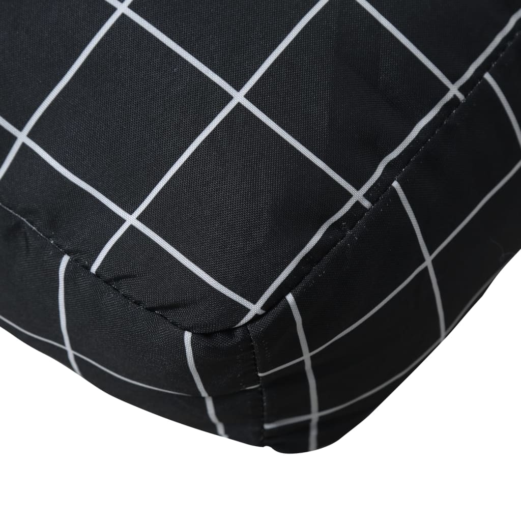 Palettenkissen Blau Weiß Gestreift 58x58x10 cm Oxford-Gewebe