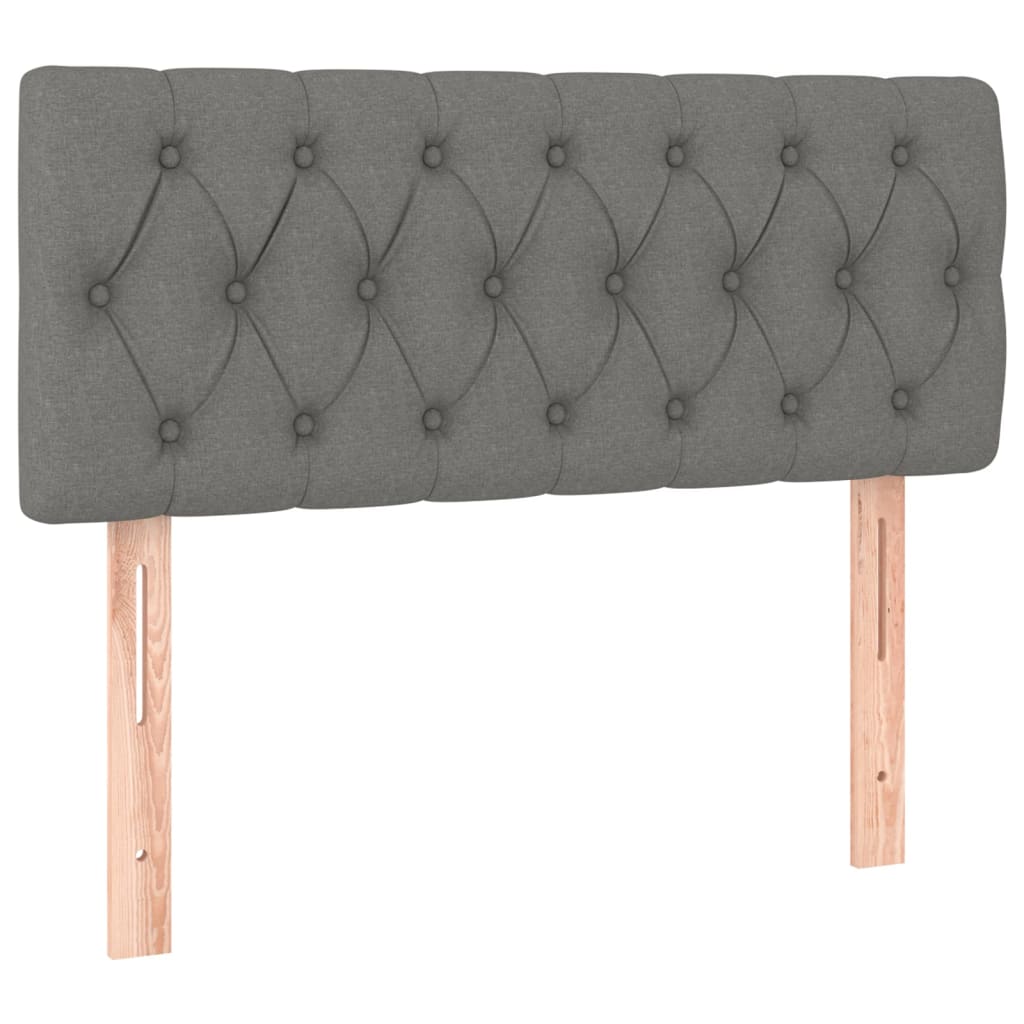 Kopfteil Hellgrau 80x7x118/128 cm Stoff
