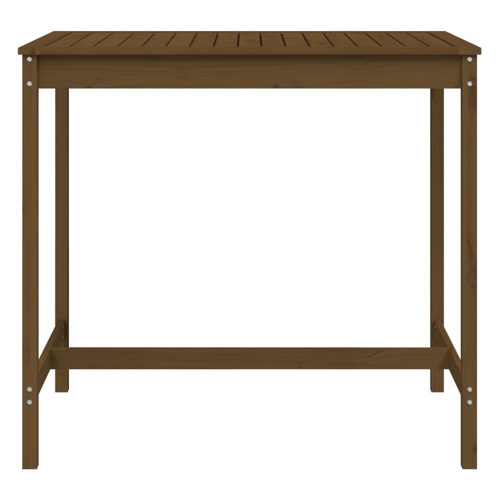 Gartentisch 82,5x82,5x110 cm Massivholz Kiefer
