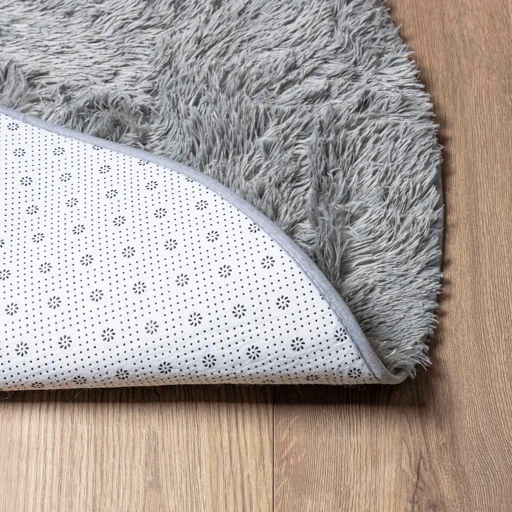 Teppich Shaggy Hochflor NAVARRA Beige 60x100 cm Polyester