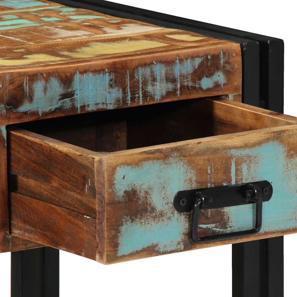 Nachttisch 40 x 35 x 50 cm Massives upgecyceltes Holz