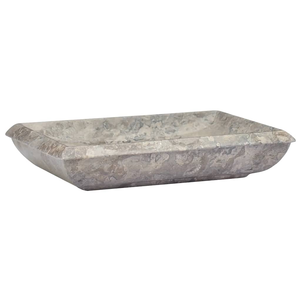 Waschbecken Creme 50x35x10 cm Marmor