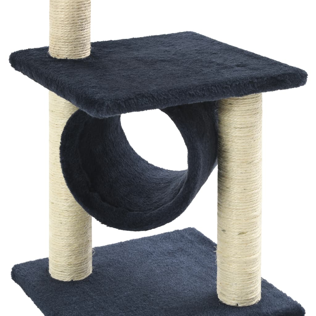 Katzen-Kratzbaum Sisal 65 cm Grau