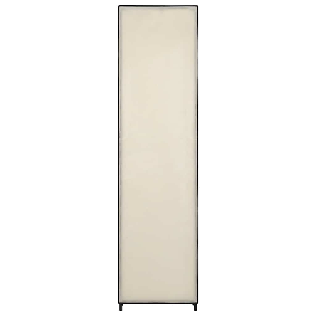 Kleiderschrank mit 4 Fächern Schwarz 175 x 45 x 170 cm