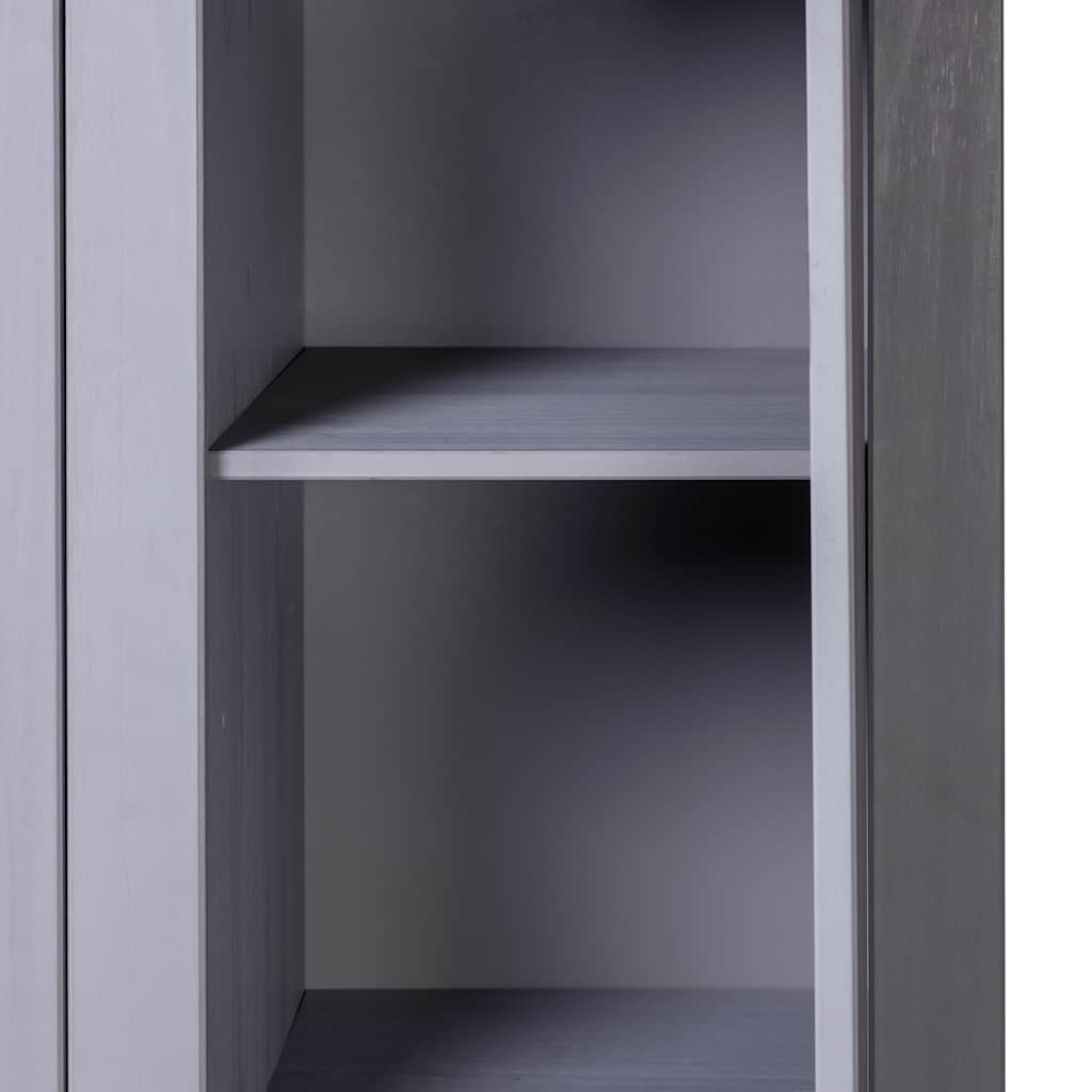 Kleiderschrank 3-Türig 118×50×171,5 cm Kiefer Panama Serie