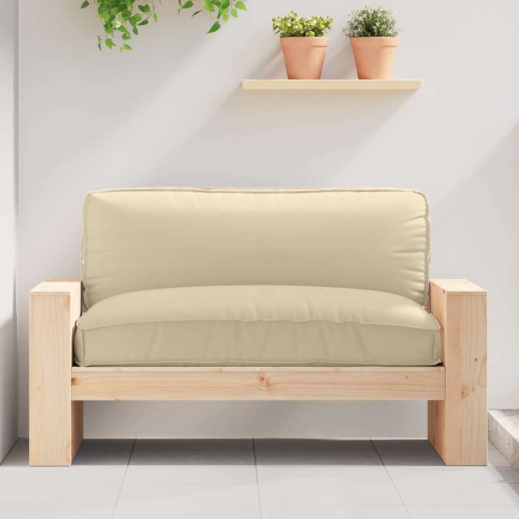 Kissen Anthrazit 120 x 80 x 12 cm Oxford-Stoff