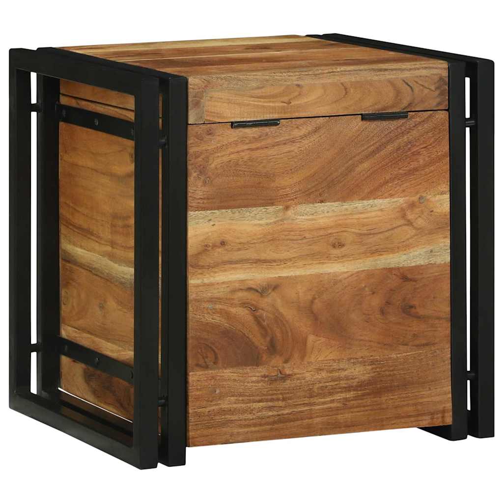 Aufbewahrungsbox 50 x 50 x 50 cm Massives upgecyceltes Holz
