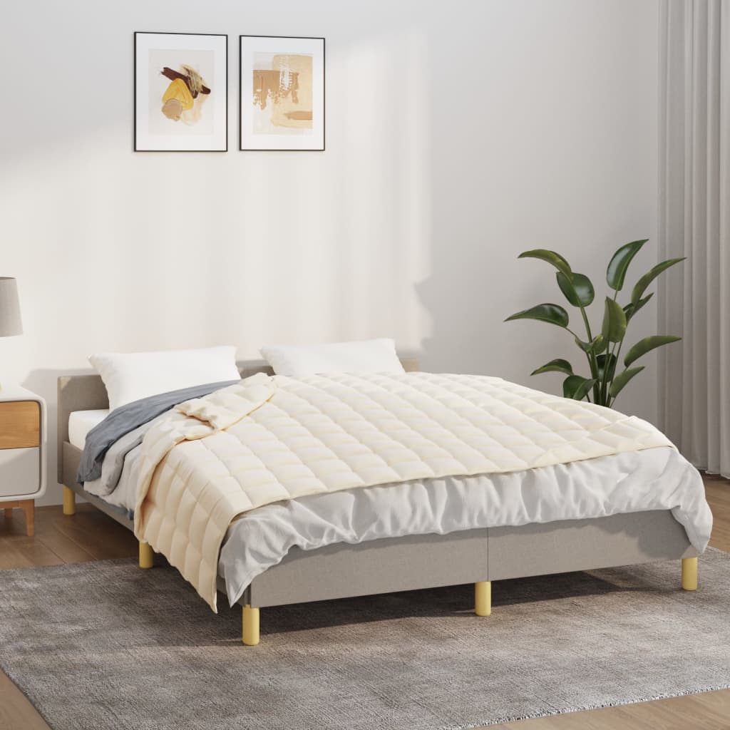 Gewichtsdecke Grau 122x183 cm 5 kg Stoff