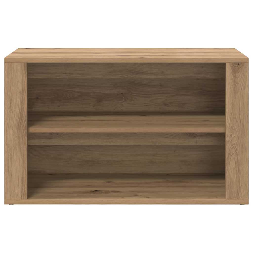 Schuhregal Weiß 75x35x45 cm Holzwerkstoff