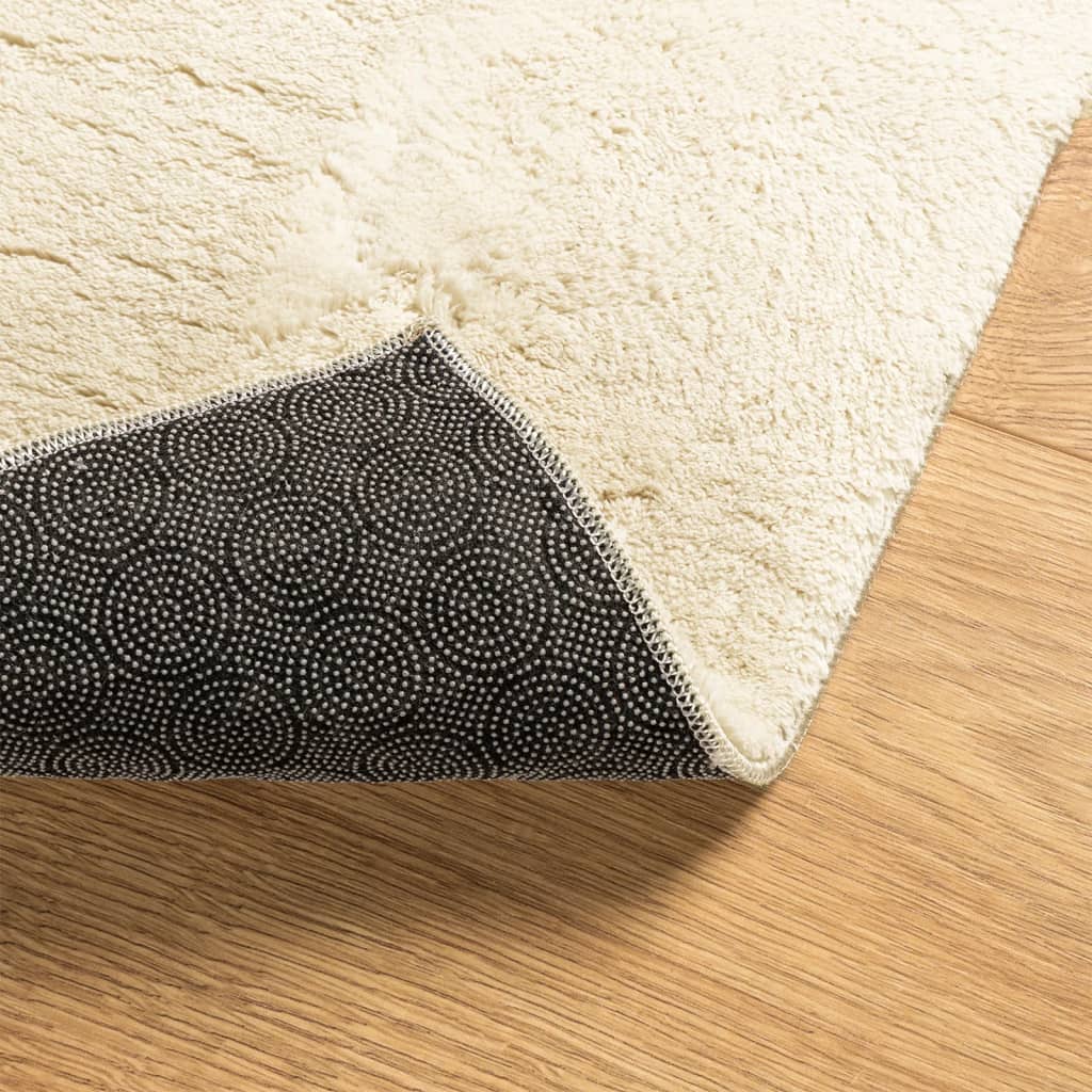 Teppich HUARTE Kurzflor Weich und Waschbar Anthrazit 60x110 cm