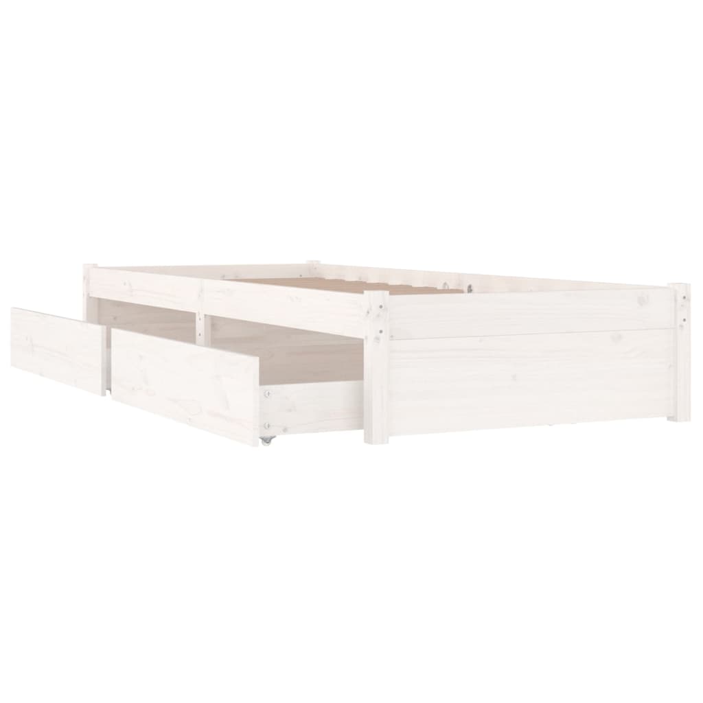 Bett mit Schubladen 75x190 cm