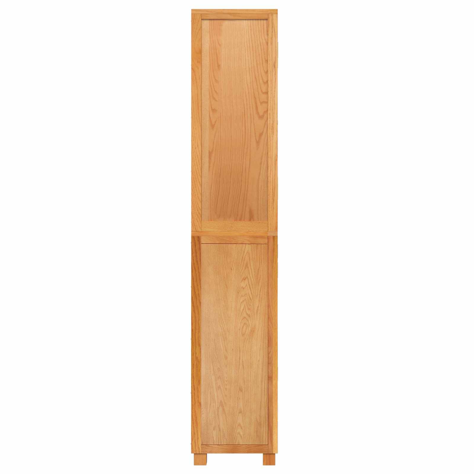 Aufbewahrungsmöbel-Set mit Regal 2 Stk. Natur 80 x 35 x 185 cm
