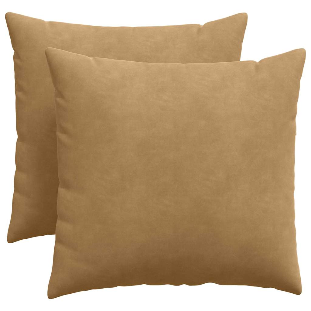 Sofakissen 2 Stück Blau 50 x 30 cm Cordstoff