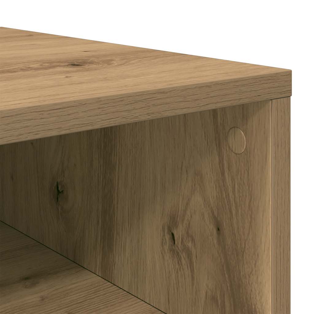 Schuhregal Weiß 54x34x100,5 cm Holzwerkstoff
