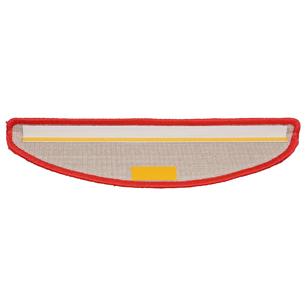 Stufenmatten 15 Stk. 56x17x3 cm Grau Halbrund