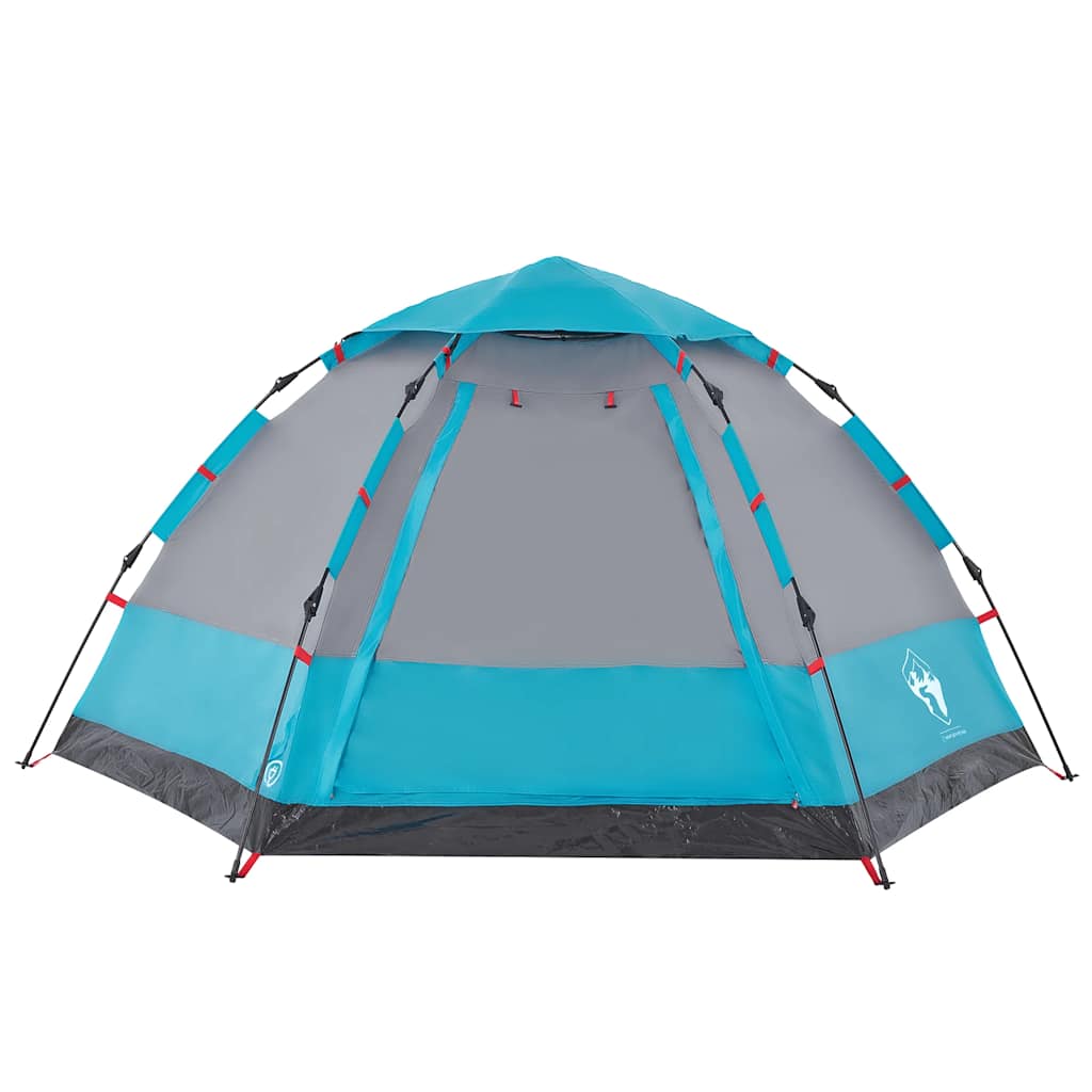 Campingzelt 4 Personen Grün Quick Release