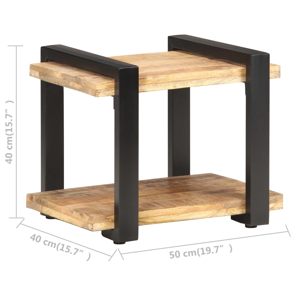 Nachttisch 50x40x40 cm Recyceltes Massivholz