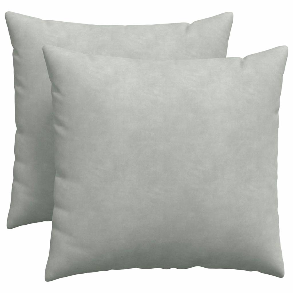 Sofakissen 2 Stück Blau 50 x 30 cm Cordstoff