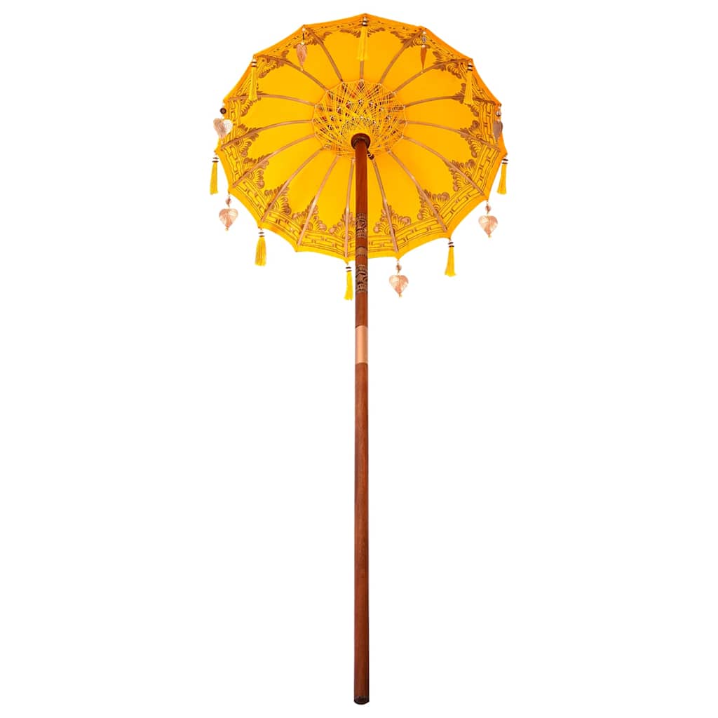 Balinesischer Sonnenschirm Creme 125 x 125 x 260 cm
