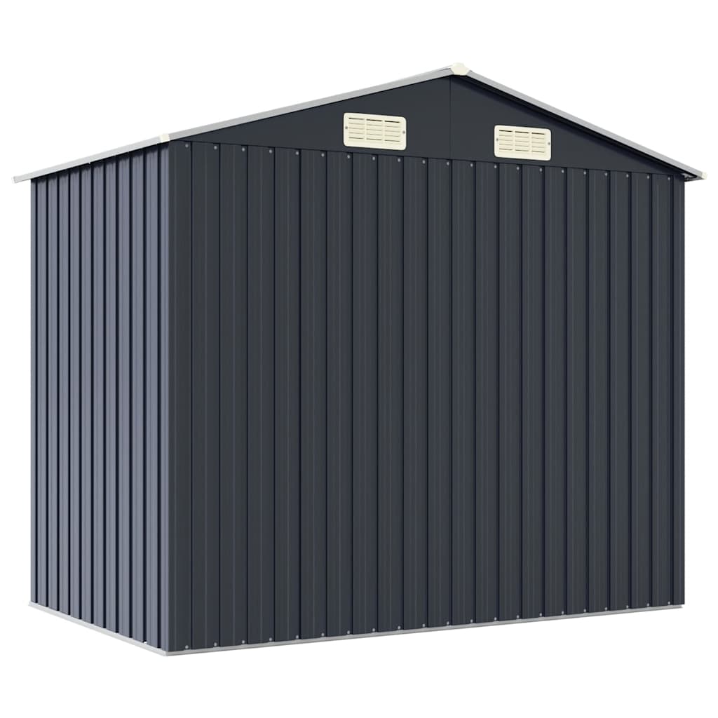 Gerätehaus Grün 205x129x183 cm Verzinkter Stahl