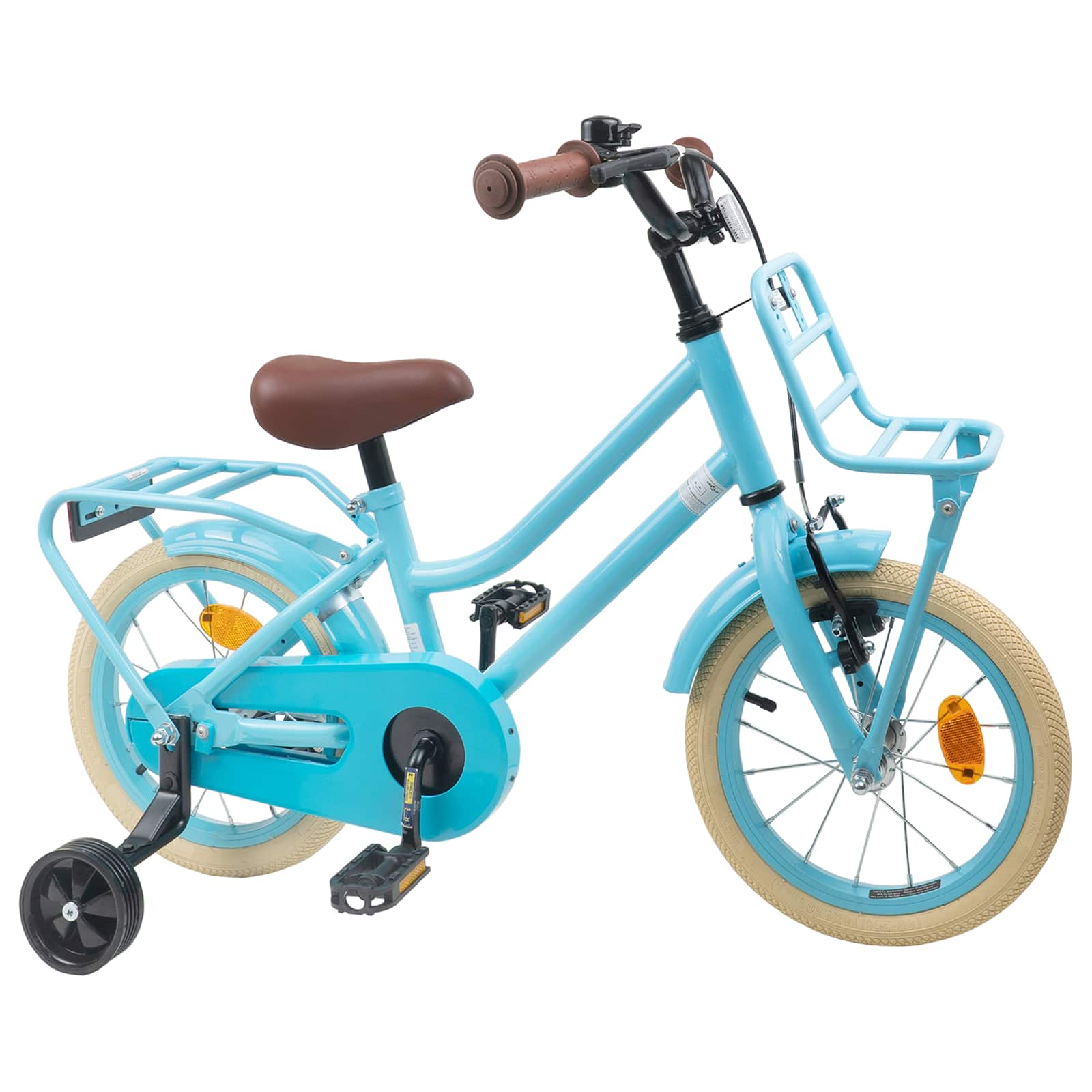 Kinderfahrrad 12 Zoll für 2-4 Jahre alt Hellrosa