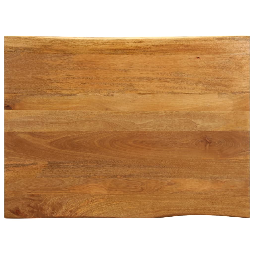 Tischplatte 40x40x2,5 cm Rechteckig Massivholz Akazie Baumkante
