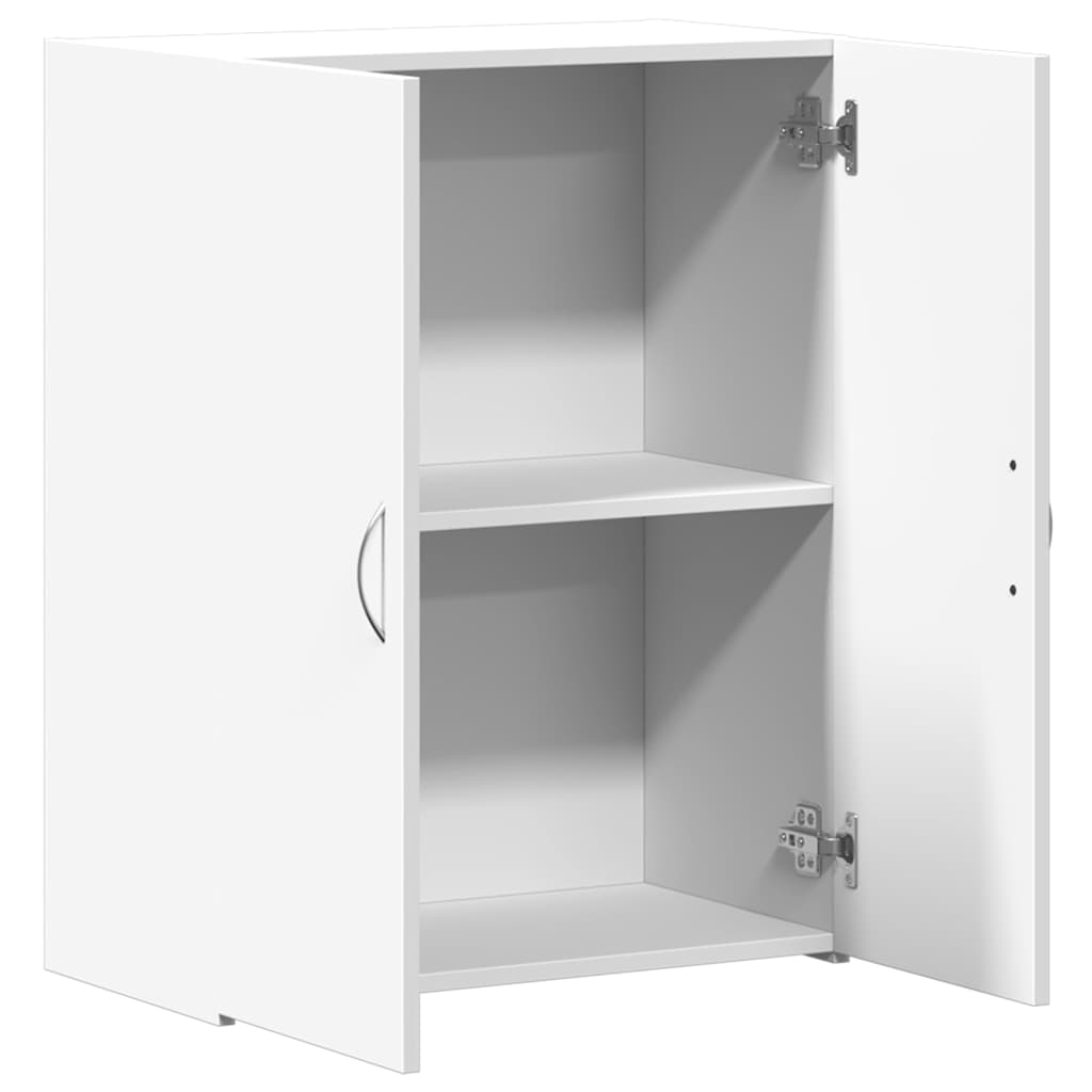 Aktenschrank Weiß 60x32x153 cm Holzwerkstoff