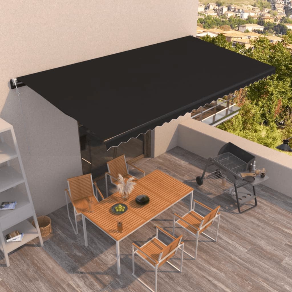 Markise Automatisch Einziehbar 350x250 cm Creme