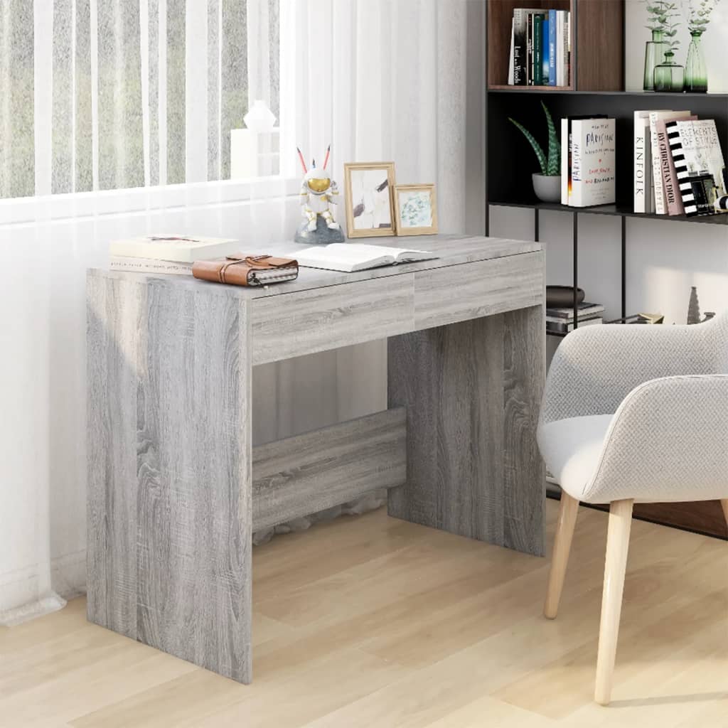 Schreibtisch Weiß 101x50x76,5 cm Holzwerkstoff