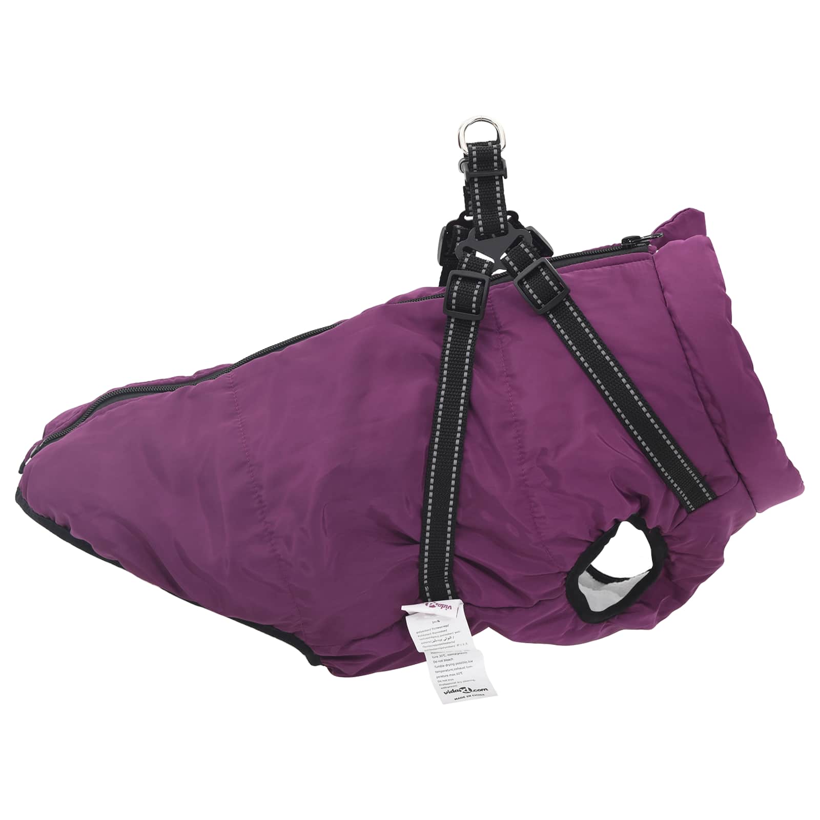 Hundemantel Rot L24 Fleece und Polyester