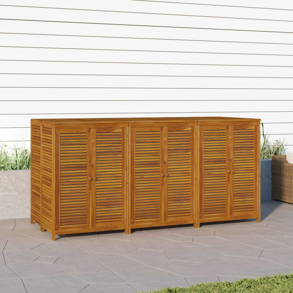 Gartenbox 140x87x104 cm Massivholz Akazie