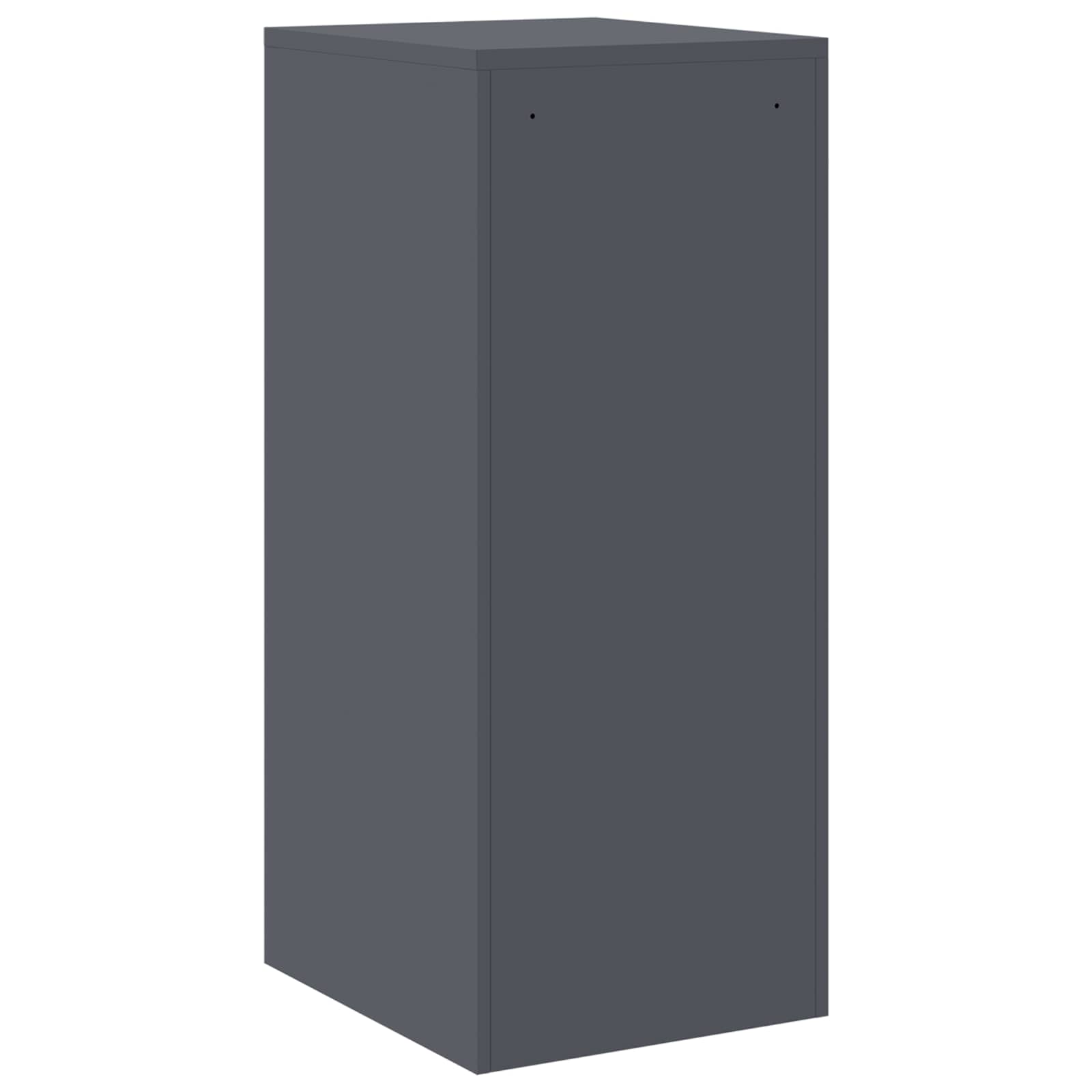 Aktenschrank 2 pcs Schwarz 44 x 50 x 139 cm Kaltgewalzter Stahl