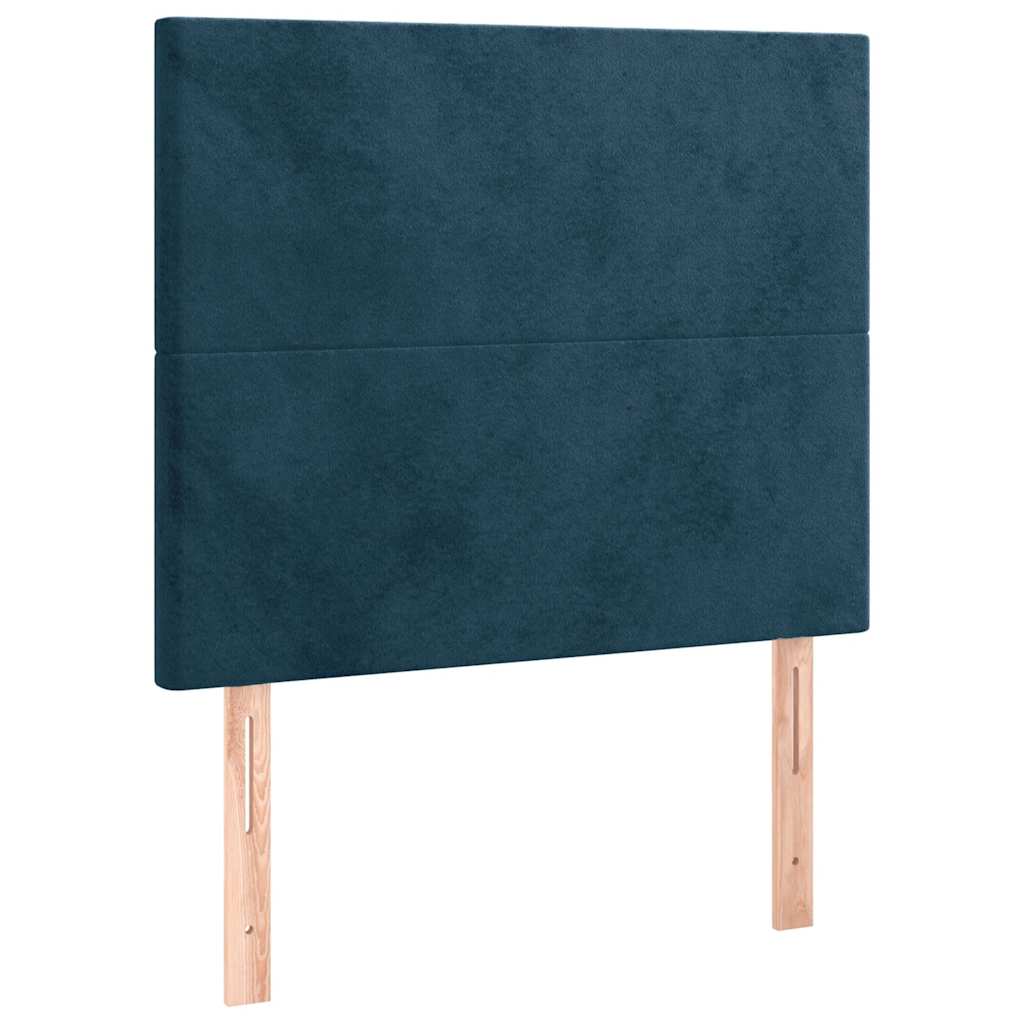 Kopfteil Hellgrau 80x5x118/128 cm Samt