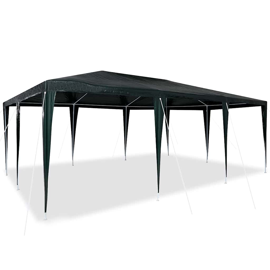Party-Zelt Weiß 400 x 400 x 266 cm Polyethylen und Stahl
