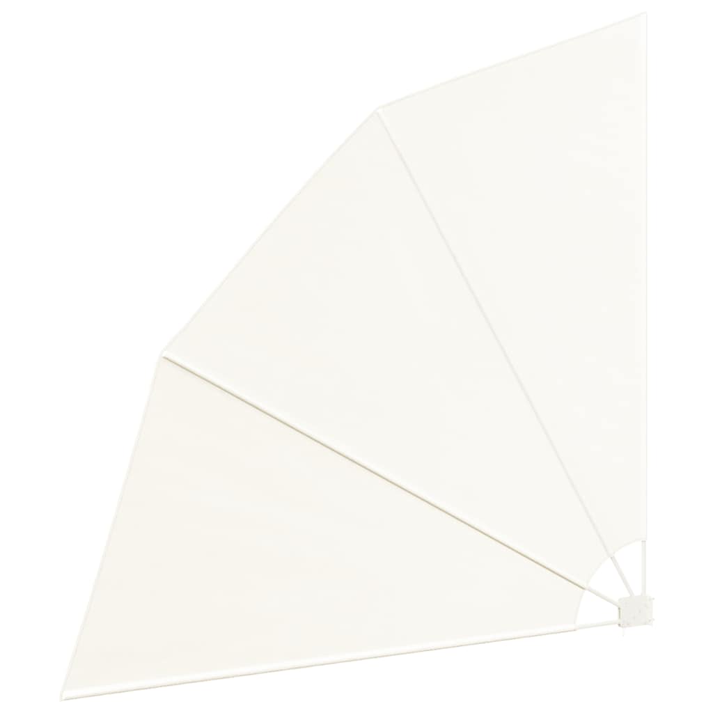 Faltbarer Balkonfächer Grau 210×210 cm
