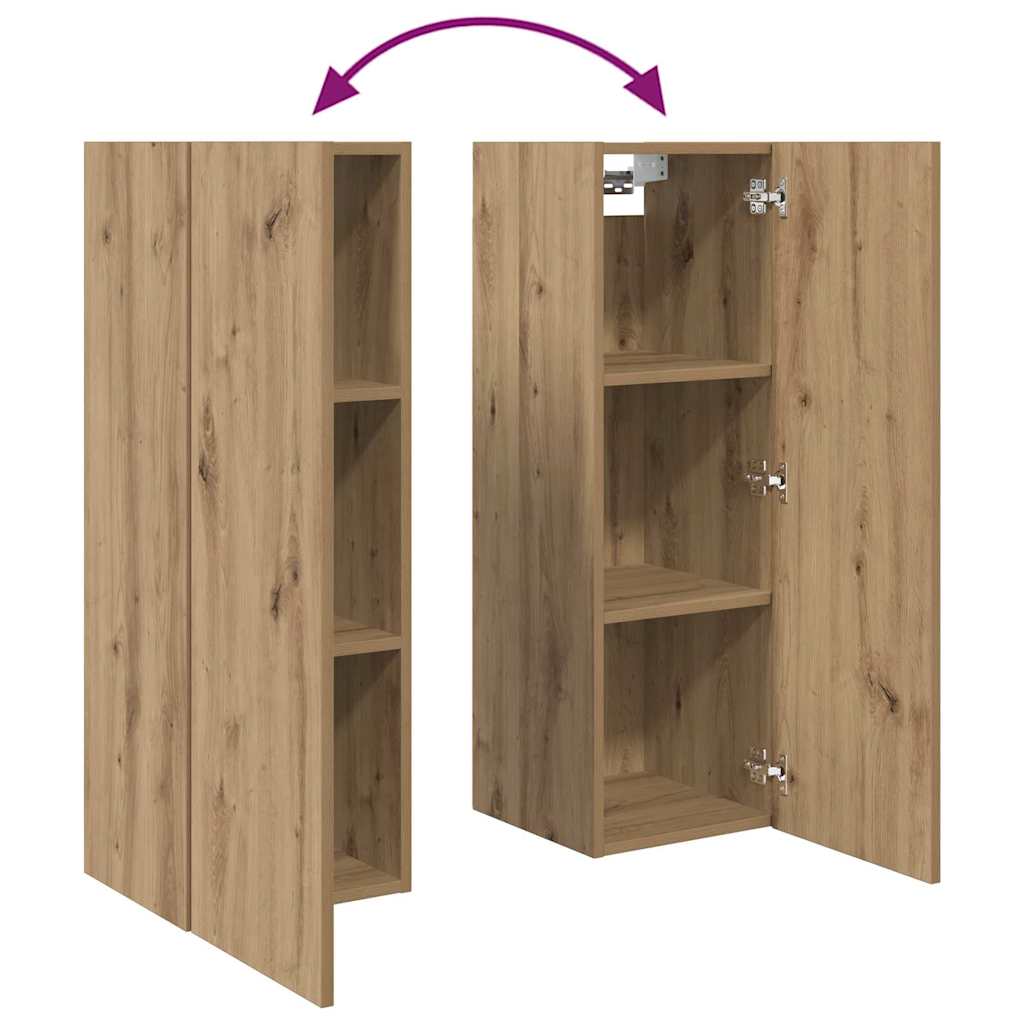 4-tlg. TV-Schrank-Set Weiß Holzwerkstoff